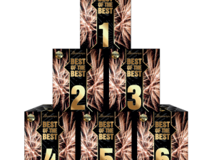 Pyrocentury Best of the Best, Feuerwerksbatterien, Sortiment 6 x 19 Schuss