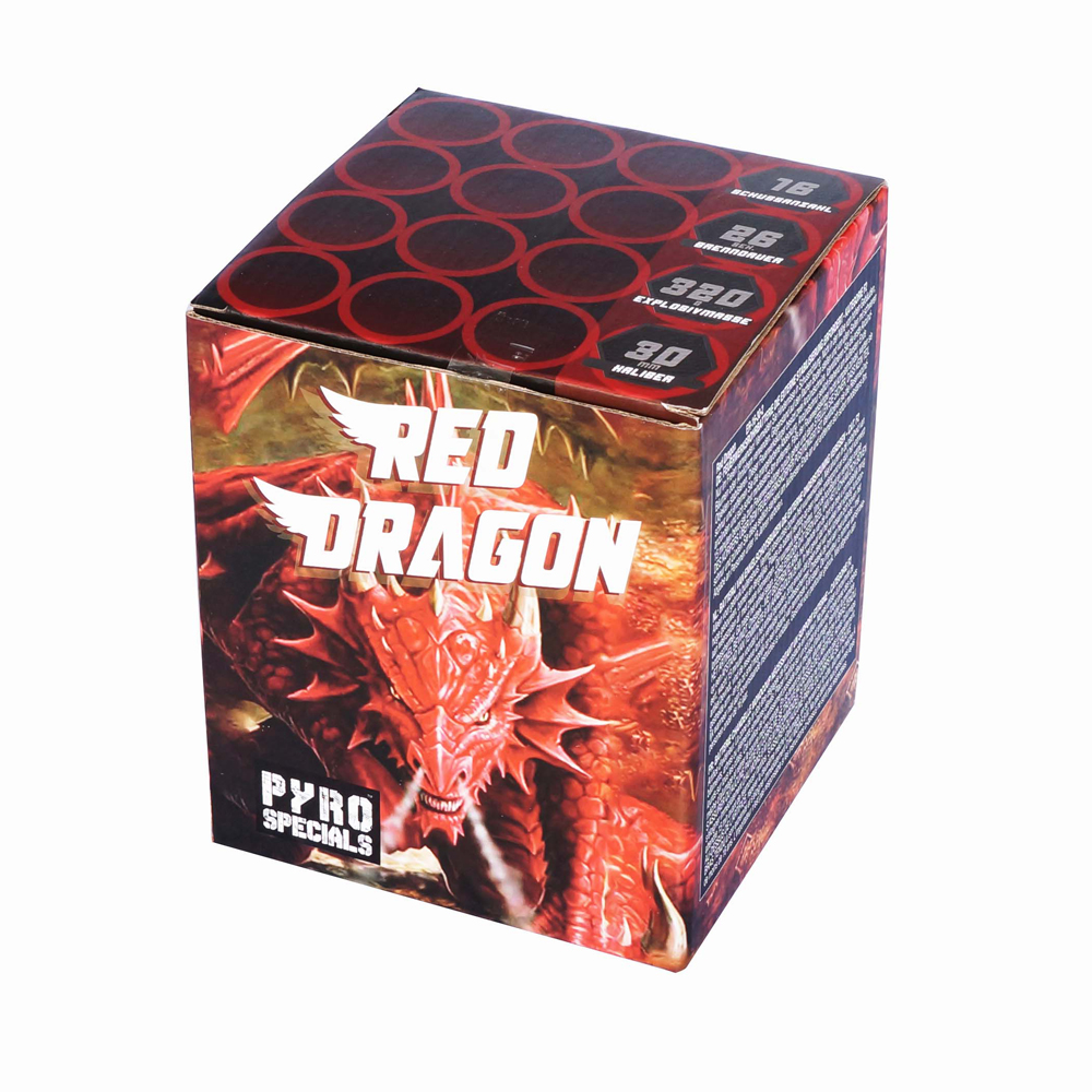 Pyro Specials Red Dragon 16 Schuss Feuerwerksbatterie